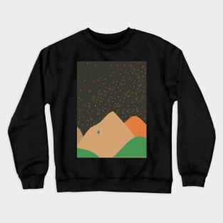 Mountains And Stars Crewneck Sweatshirt